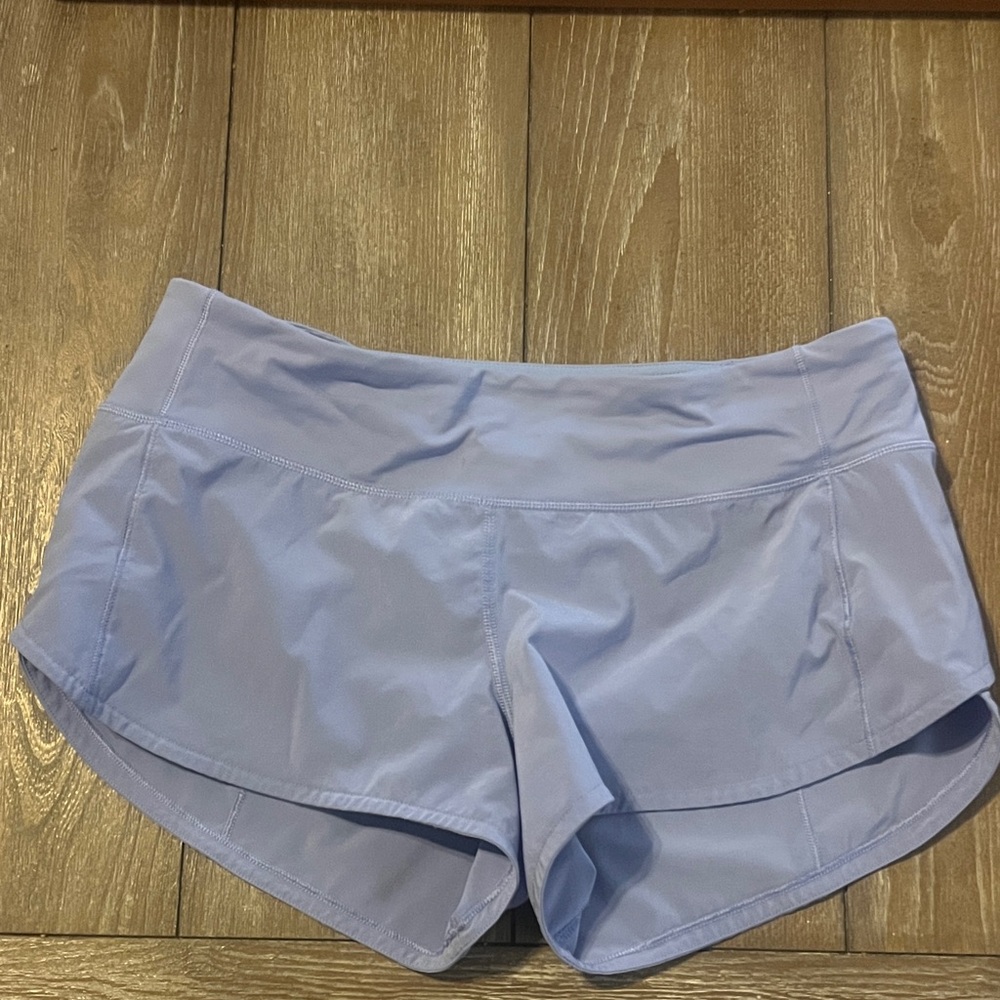Lululemon Athletica Women's Athletic Shorts in Light Blue